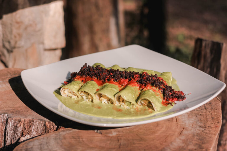 Platillo de los restaurantes de Cenote San Ignacio